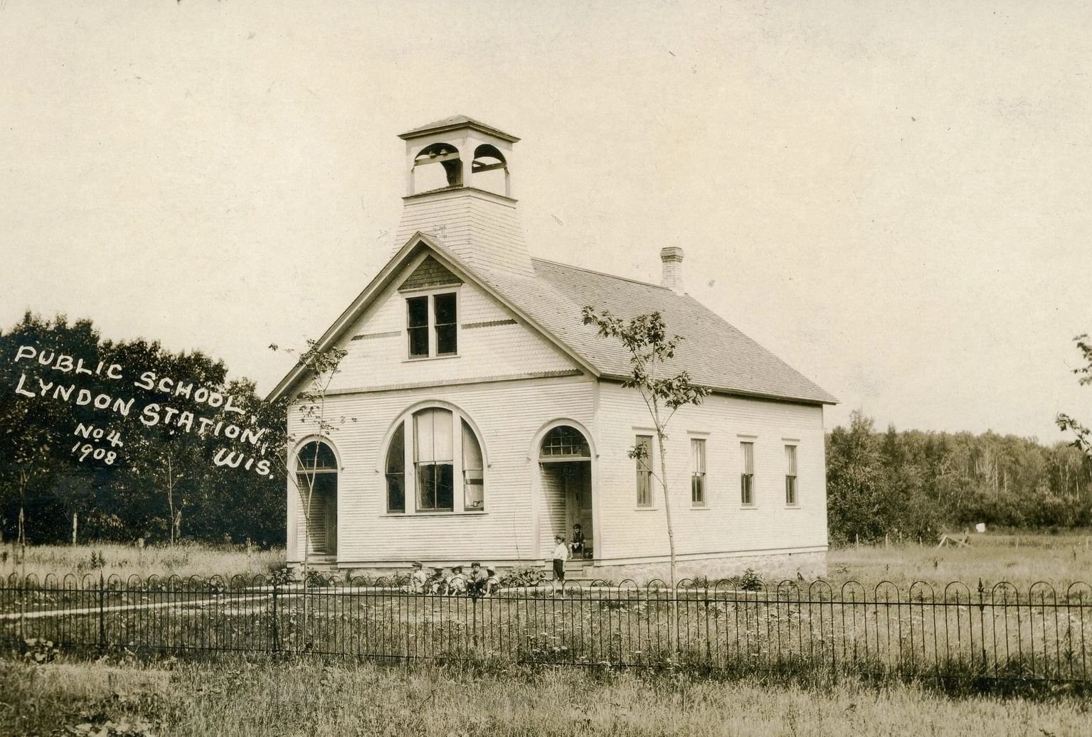 Historical photograph of Lyndon Station, Wisconsin